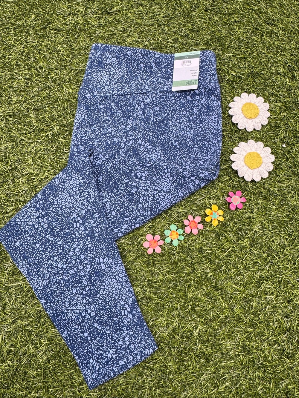 Leggings Plus Size 4X Cotton Blend High Rise Pants Terra & Sky Camo
